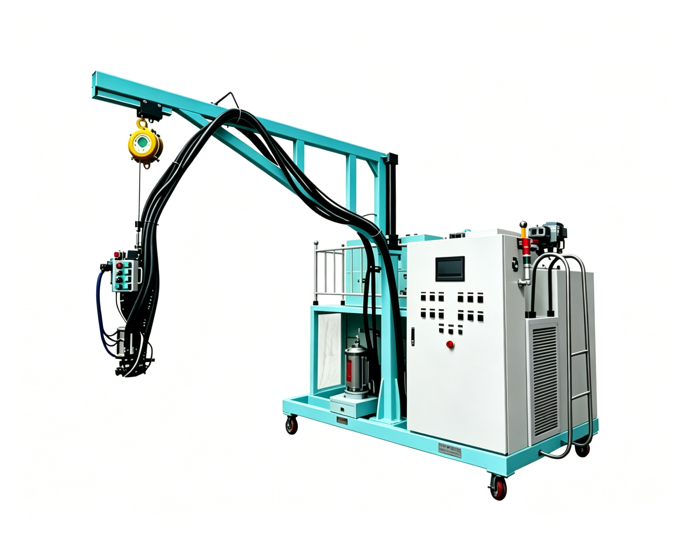 PU Foam Machine for Rail Transit Curve Vibration Pads-2