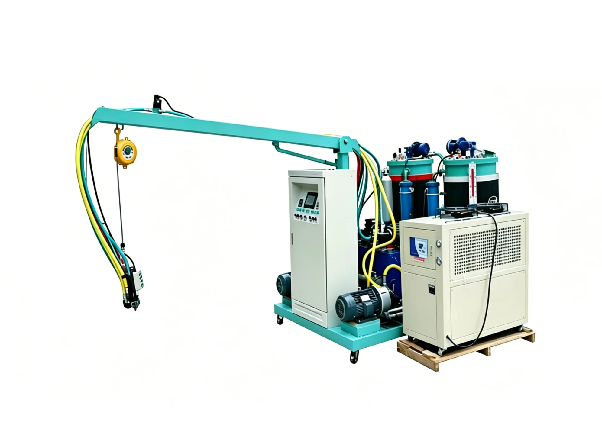 Safety Shoe Low Pressure PU Foaming Machine-1